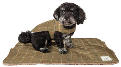 Touchdog ® 2-In-1 Windowpane Plaid Dog Jacket and Matching