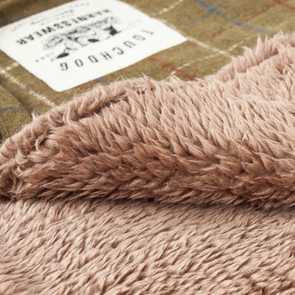 Touchdog ® 2-In-1 Windowpane Plaid Dog Jacket and Matching