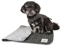 Touchdog ® 2-In-1 Windowpane Plaid Dog Jacket and Matching