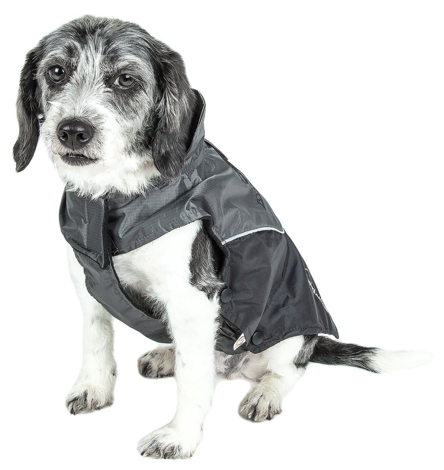 Touchdog ® Lightening-Shield 2-in-1 Dual-Removable-Layered Waterproof Dog Jacket