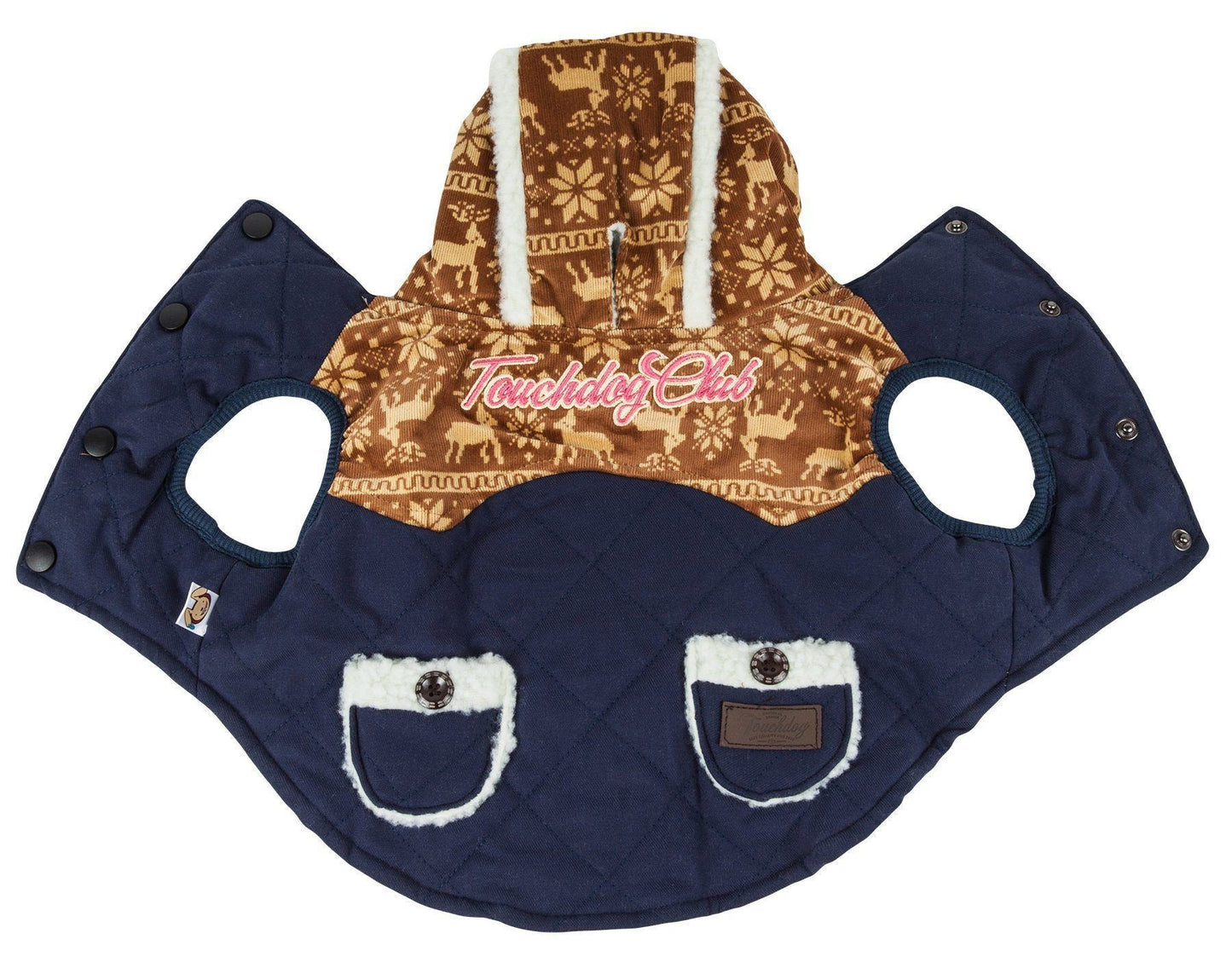 Touchdog ® 'Snowadayz' Pom Pom Hooded Fashion Dog Jacket