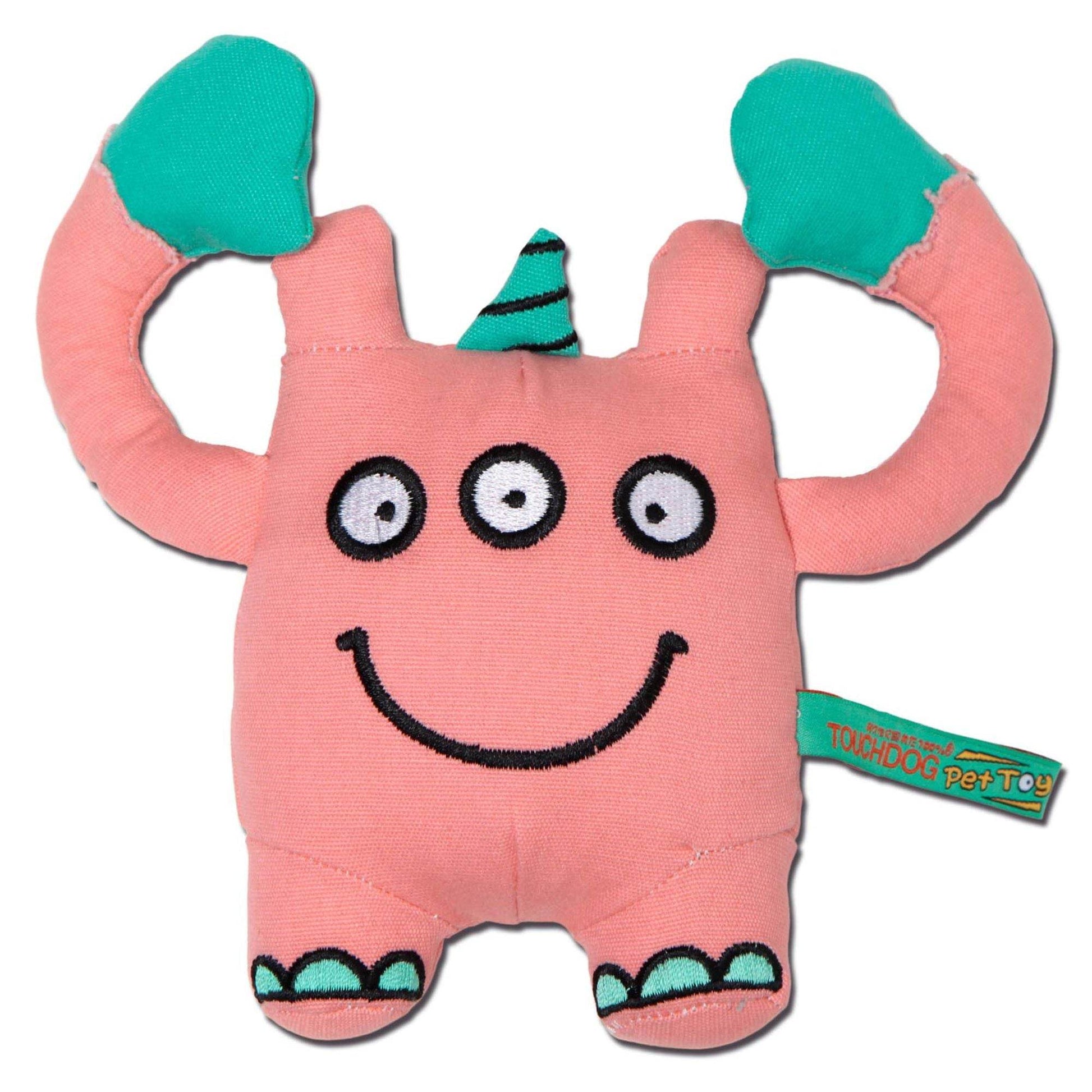 Purrfect Pet Kingdom Three-Eyed Dog Toy for Small Dogs Pink Purrfect Pet Kingdom