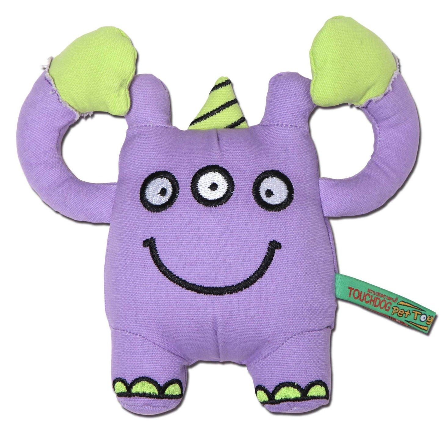 Purrfect Pet Kingdom Three-Eyed Dog Toy for Small Dogs Purple Purrfect Pet Kingdom