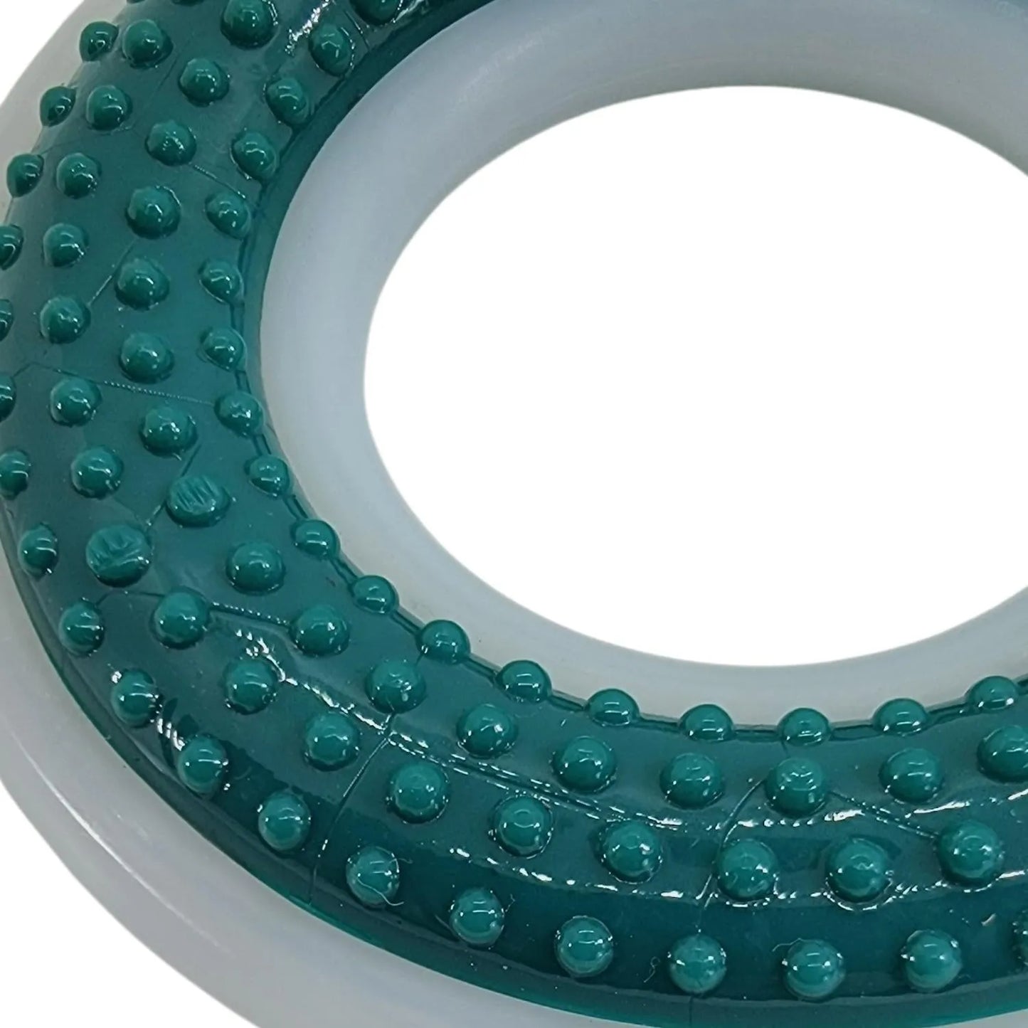 TPR & Nylon Dental Chew Ring Toy for Dogs by American Pet Supplies, 4" diameter, perfect for aggressive chewers, durable a...