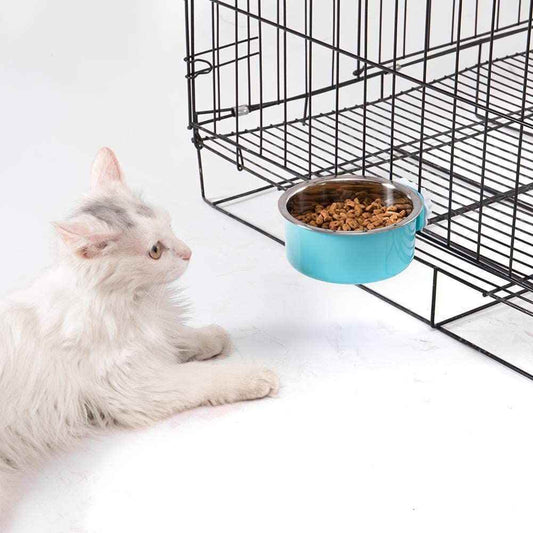Purrfect Pet Kingdom Travel Food Water Bowl for Dogs Purrfect Pet Kingdom