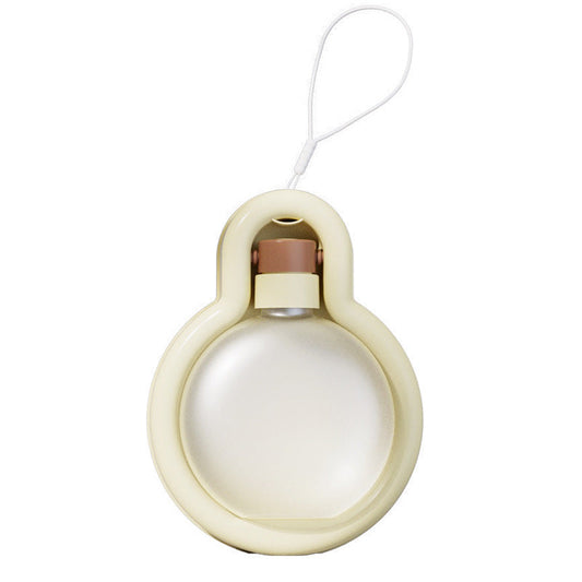 Compact travel water dispenser for cats and dogs with a convenient design and secure strap