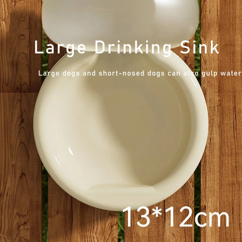 Large drinking sink suitable for cats and dogs, ideal travel water dispenser for cats and dogs