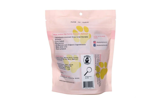 ALL-NATURAL TURKEY BACON DOG BISCUITS