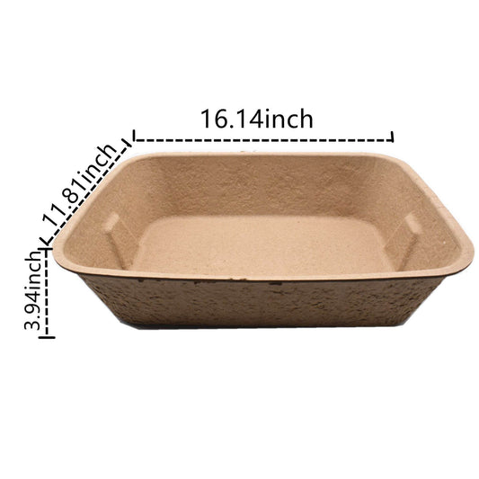 Purrfect Pet Kingdom Compostable Cat Litter Boxes for Home Use 🚀 Purrfect Pet Kingdom