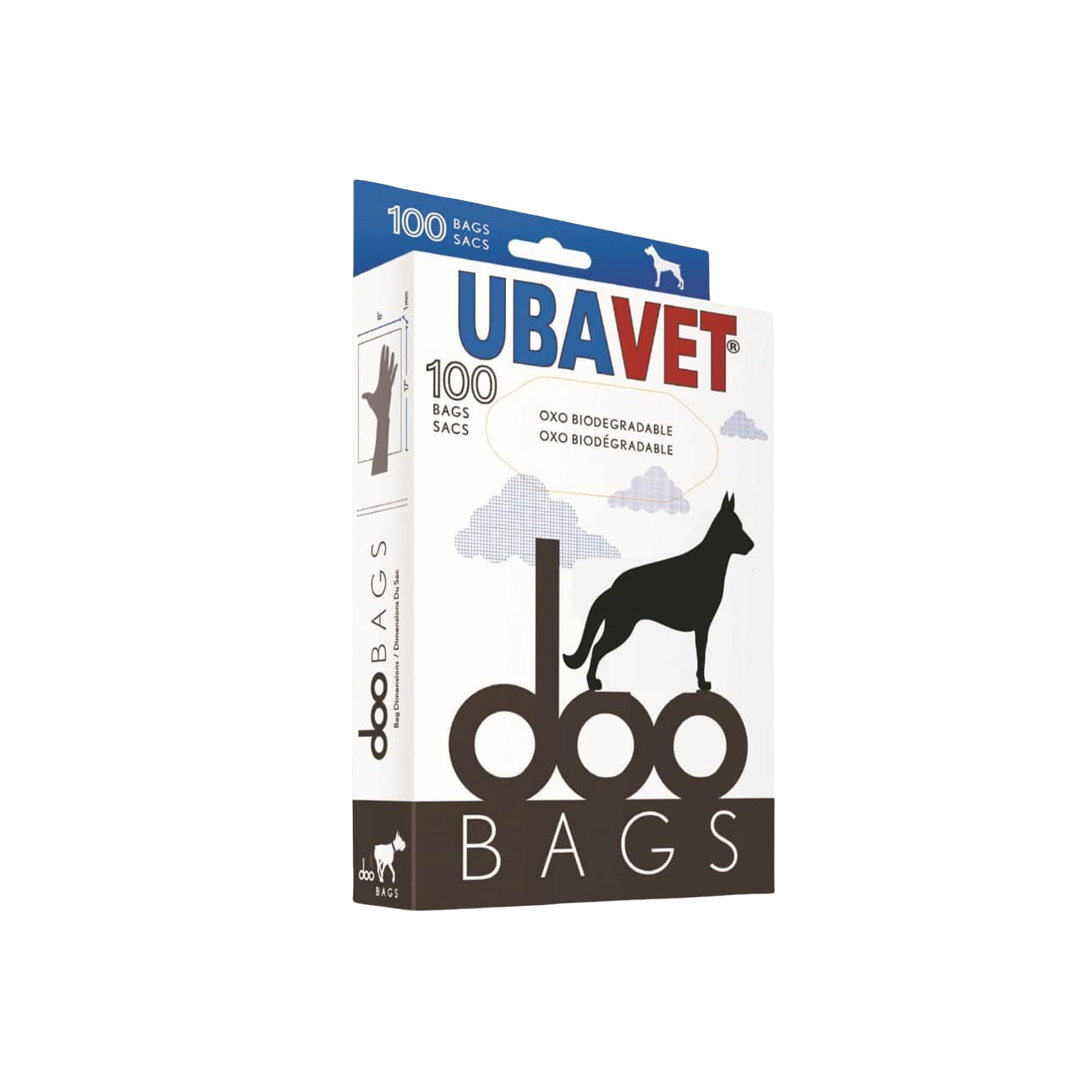 Cat Waste Bag Holder UBAVET DOO Extra-Long Waste Bags Cats - main product image for cat waste bag holder