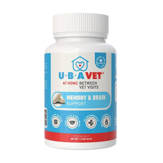 UBAVET Memory & Brain Support for Senior Dogs – 90 ct