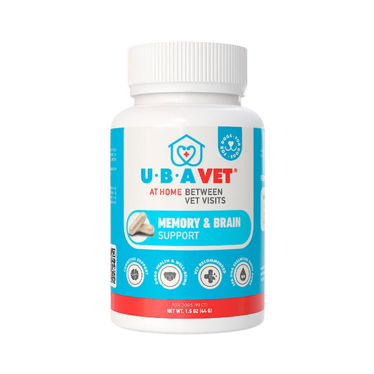 Dog Supply UBAVET Memory Brain Support for Senior Dogs 90 - main product image for dog supply