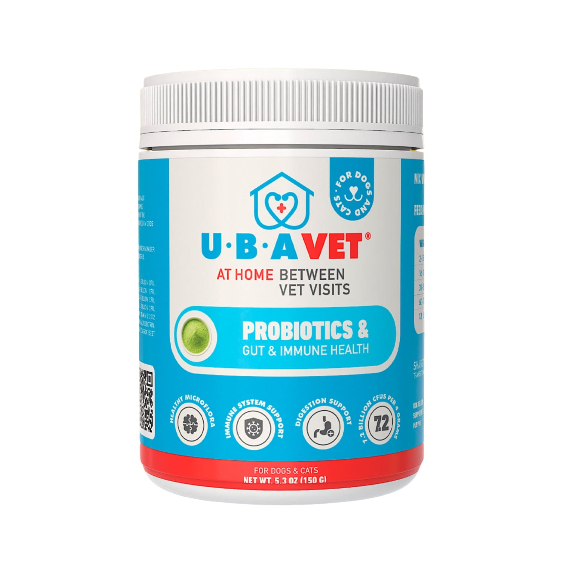 Cat Supply UBAVET Probiotics Gut Immune Health Support Cats - main product image for cat supply