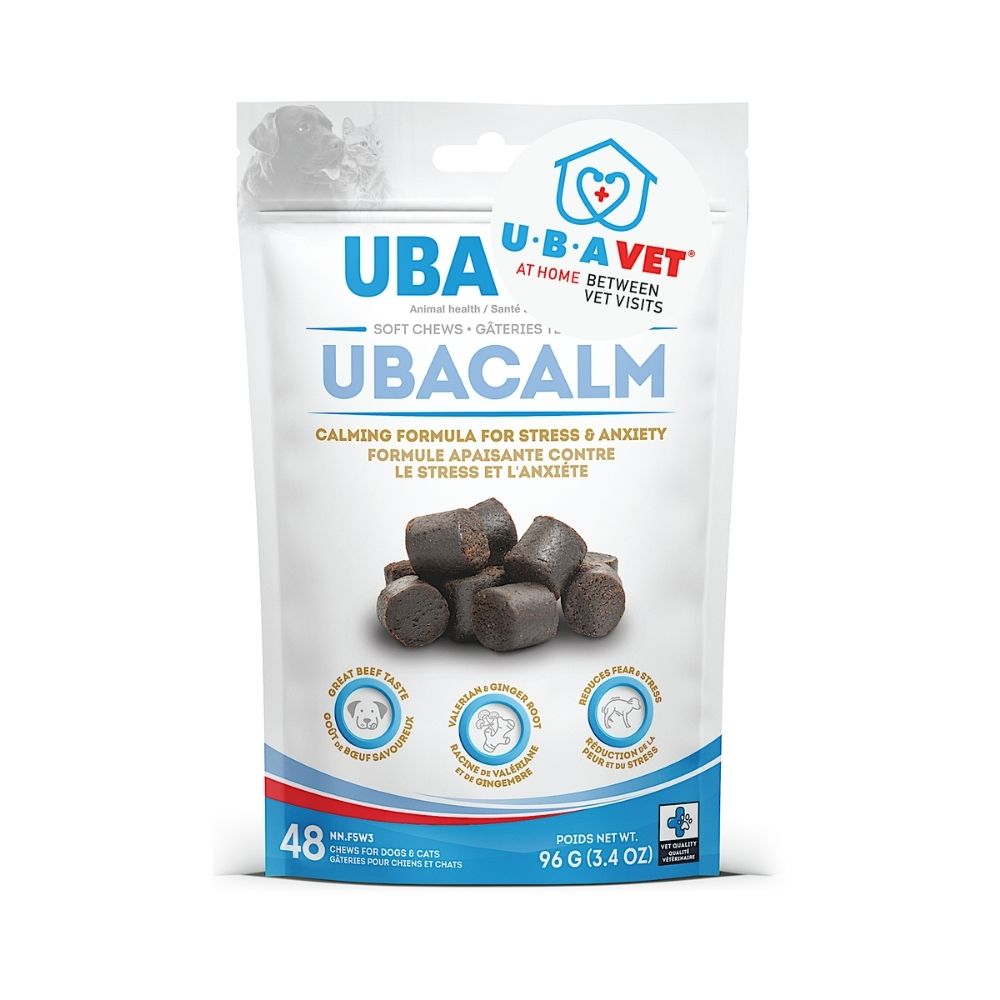 Cat Treats UBAVET UBACALM Calming Soft Chews Cats Natural - main product image for cat treats