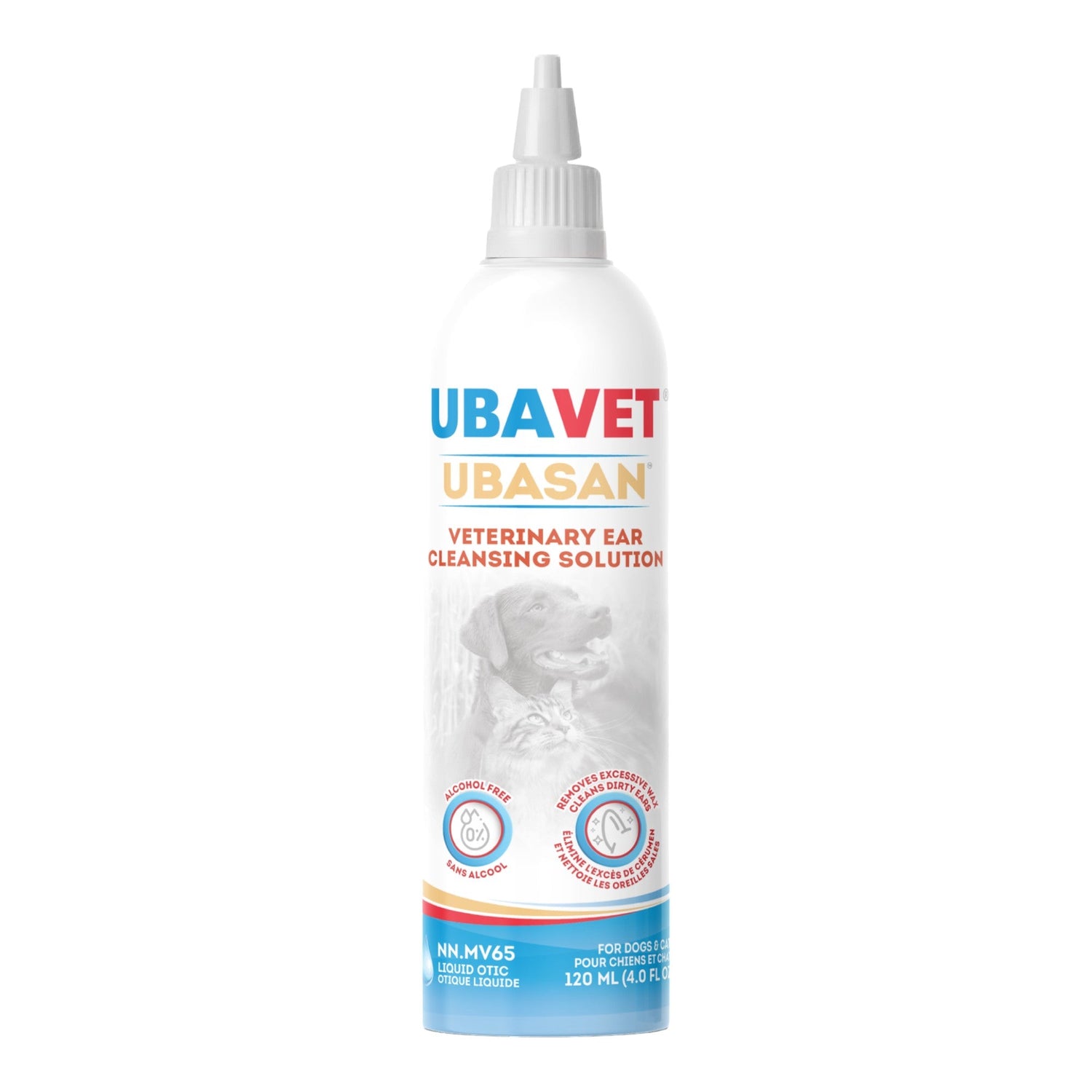 UBAVET Ubasan ear cleansing 4oz veterinary solution for effective pet ear care