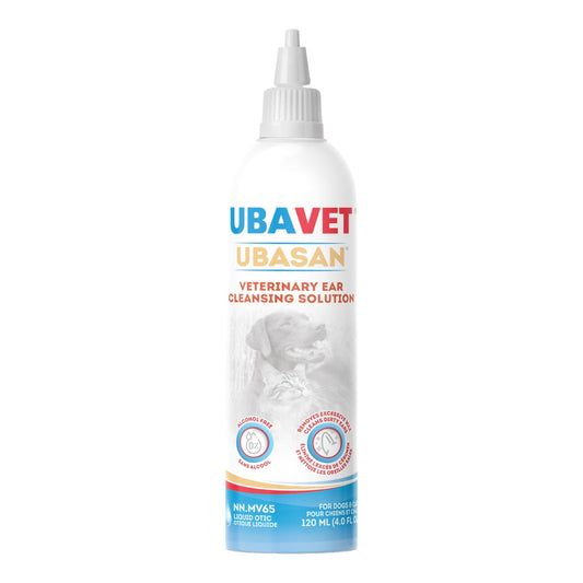 UBAVET Ubasan ear cleansing 4oz veterinary solution for effective pet ear care
