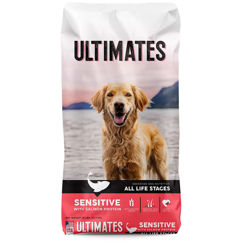 Ultimates Adult Sensitive With Salmon Dry Dog Food (28lb)