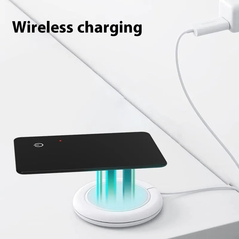 Ultra-Slim Smart GPS Pet Tracker Card for Dogs and Cats by Purrfect Pet Kingdom in sleek black, perfect for tracking pets.