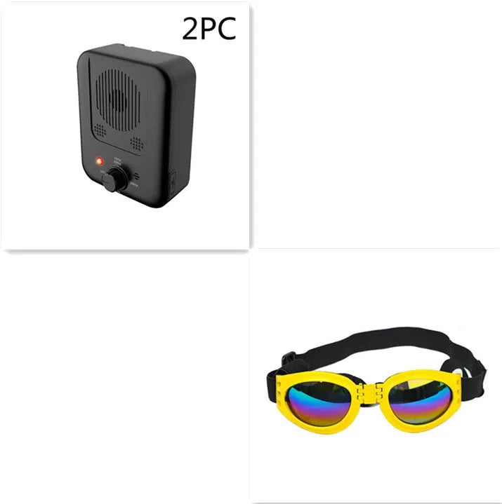 Ultrasonic Anti-Barking Device by Purrfect Pet Kingdom in sleek black, available in 2pcs, 3pcs, or Set1 for effective dog ...