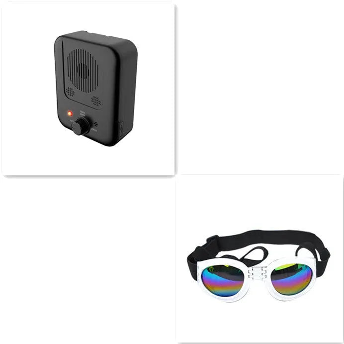 Ultrasonic Anti-Barking Device by Purrfect Pet Kingdom in sleek black, available in 2pcs, 3pcs, or Set1 for effective dog ...