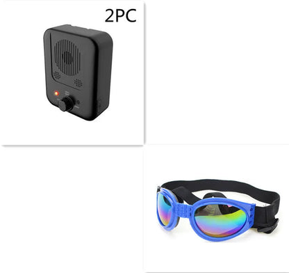 Ultrasonic Anti-Barking Device by Purrfect Pet Kingdom, available in 2pcs and 3pcs variants, designed for gentle dog train...