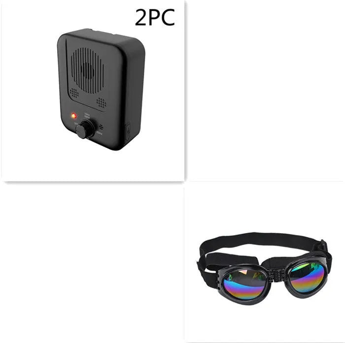 Ultrasonic Anti-Barking Device by Purrfect Pet Kingdom in sleek design, available in 2pcs and 3pcs variants for effective ...