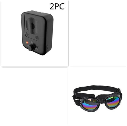 Ultrasonic Anti-Barking Device by Purrfect Pet Kingdom in sleek design, available in 2pcs and 3pcs variants for effective ...