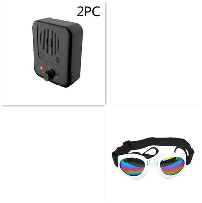 Ultrasonic Anti-Barking Device by Purrfect Pet Kingdom, available in 2pcs and 3pcs variants, designed for gentle dog train...