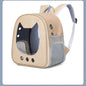 Purrfect Pet Kingdom Cat Carrier Backpack with Ventilation Beige Purrfect Pet Kingdom