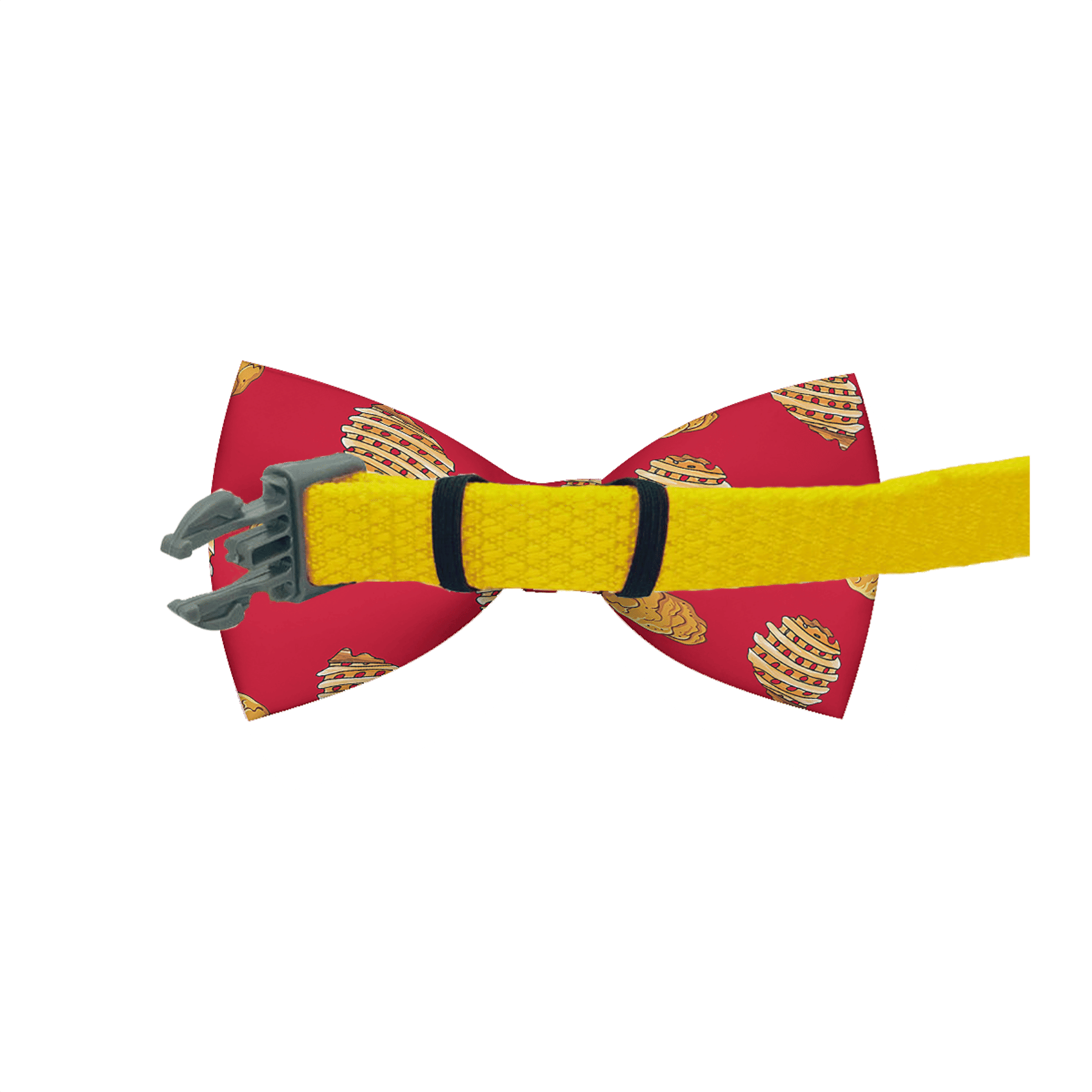 Purrfect Pet Kingdom Red Pie Bow Tie - Unique Dog Accessories for Trendy Pets Purrfect Pet Kingdom