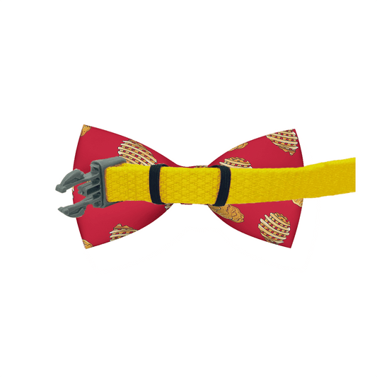 Purrfect Pet Kingdom Red Pie Bow Tie - Unique Dog Accessories for Trendy Pets Purrfect Pet Kingdom