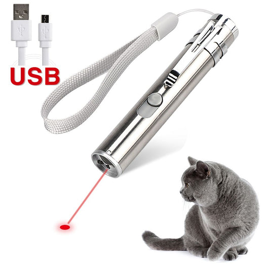 Purrfect Pet Kingdom USB Rechargeable Laser Pointer for Cats Cat, Dog Purrfect Pet Kingdom