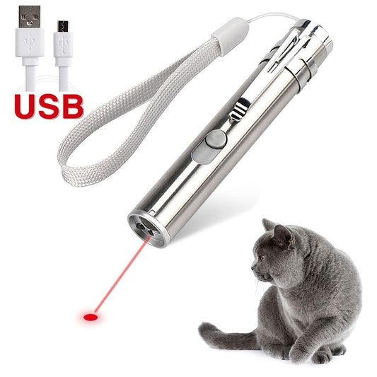 Purrfect Pet Kingdom USB Rechargeable Laser Pointer for Cats Purrfect Pet Kingdom