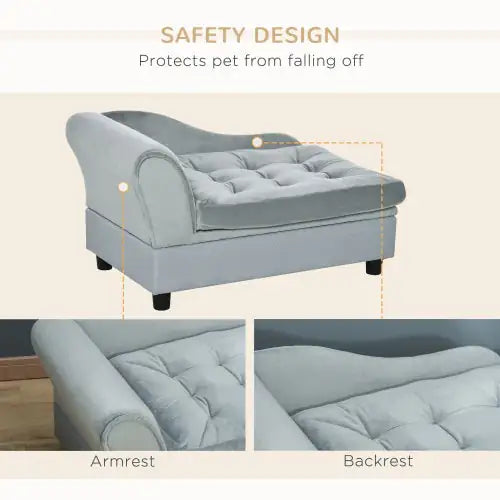 Luxury Small Dog Bed Hidden Storage Compartment 🛏️