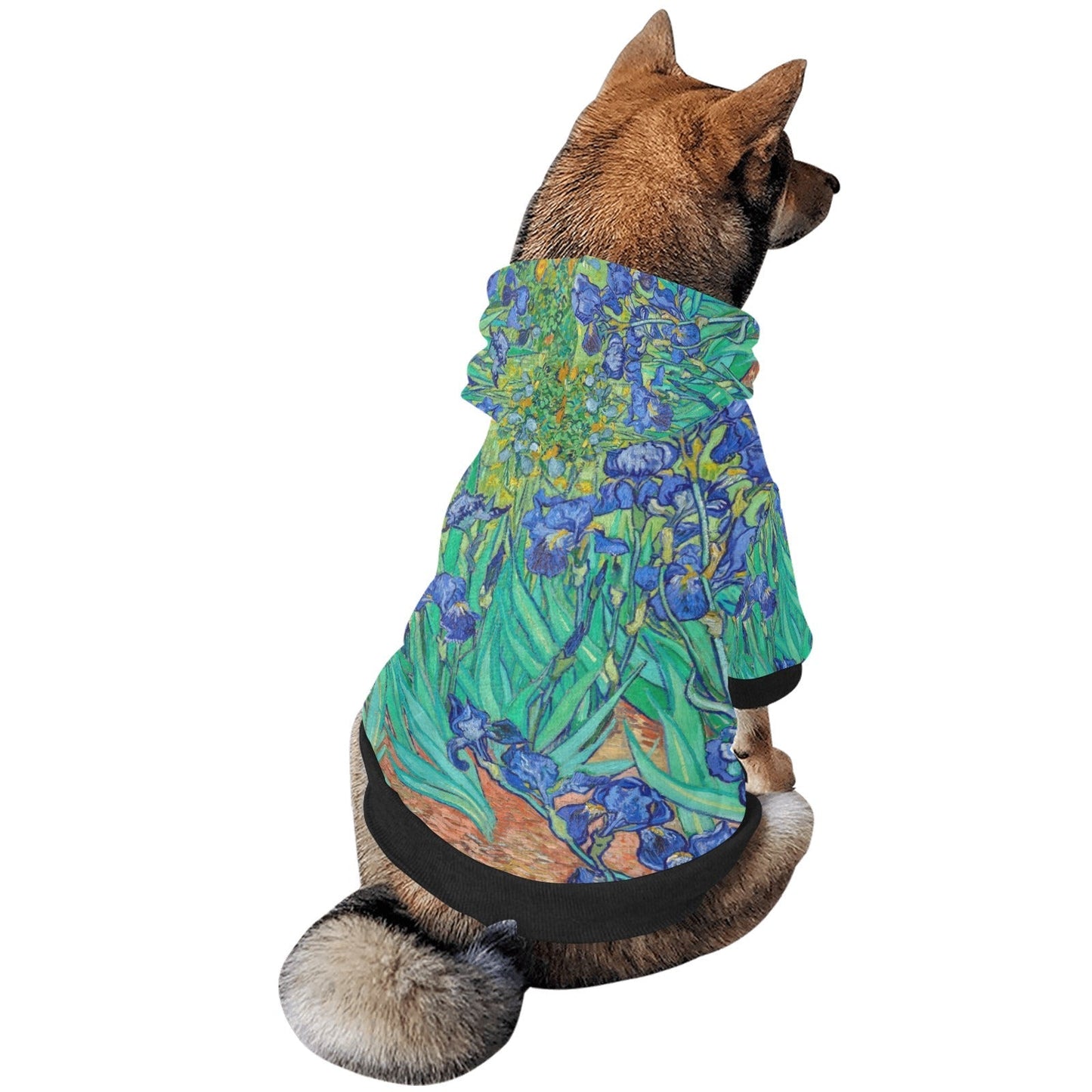 Van Gogh Irises Pet Hoodie