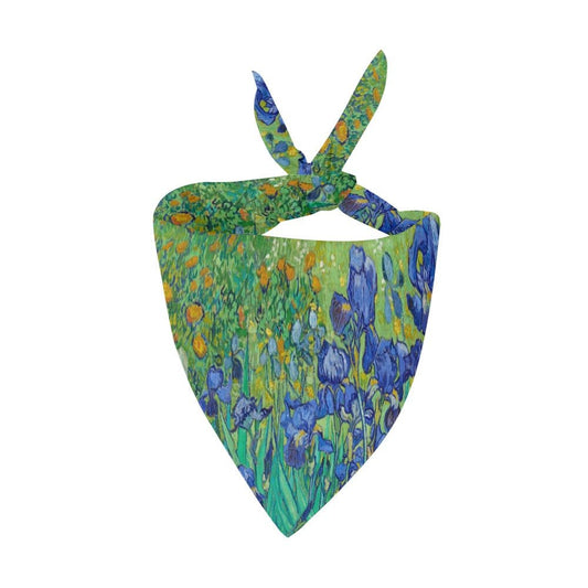 Van Gogh Irises Pet Bandana