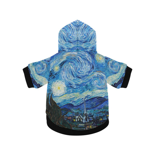 Van Gogh Starry Night Pet Hoodie