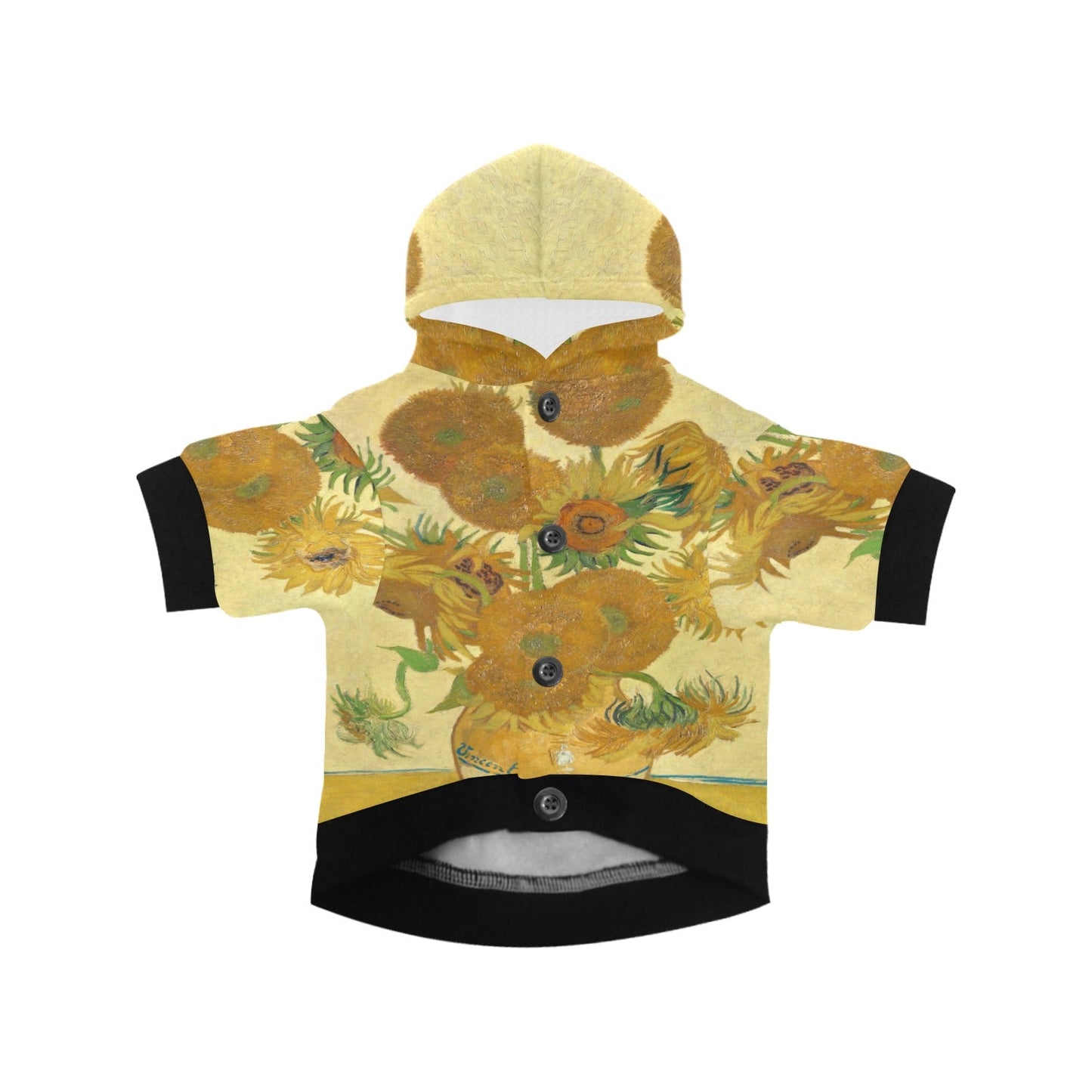 Van Gogh Sunflowers Pet Hoodie