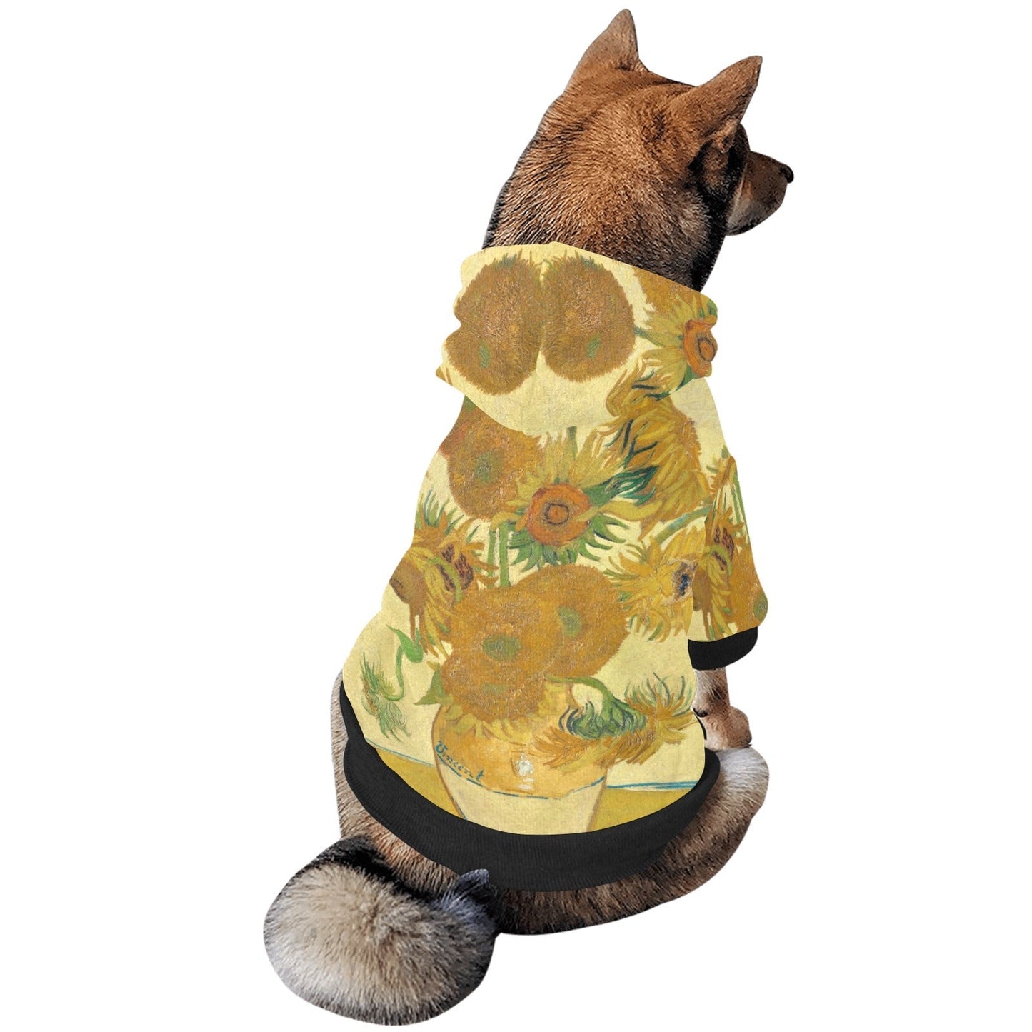 Van Gogh Sunflowers Pet Hoodie