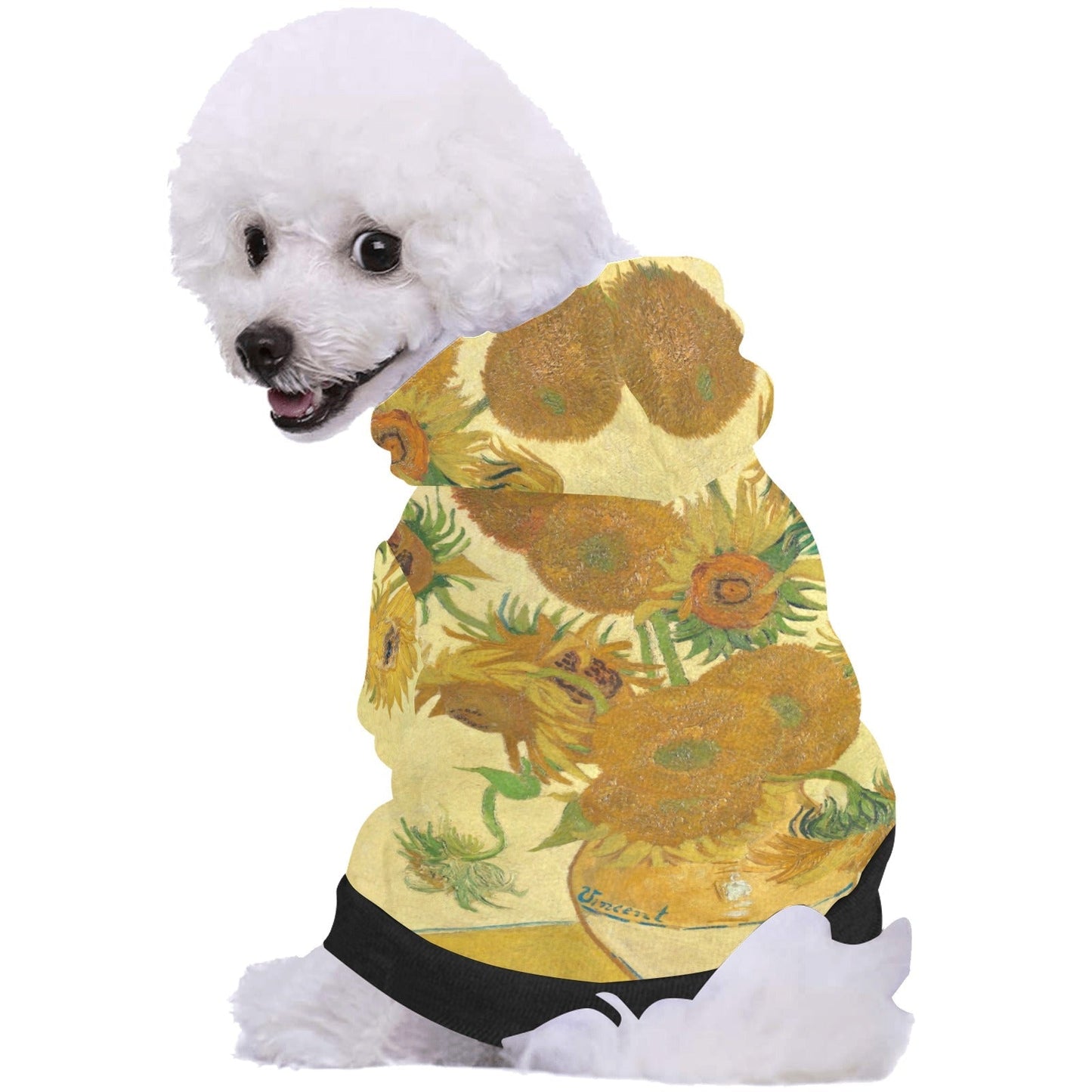 Van Gogh Sunflowers Pet Hoodie