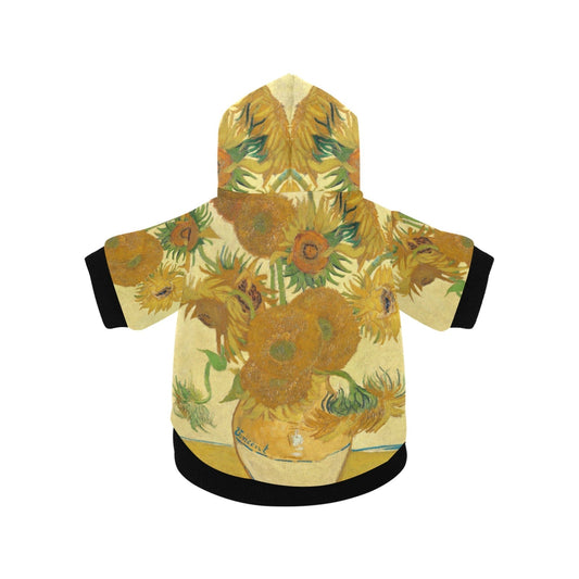 Van Gogh Sunflowers Pet Hoodie