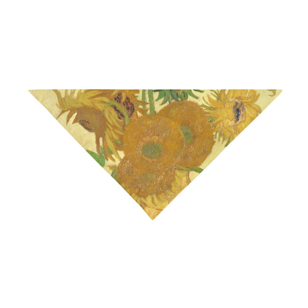 Van Gogh Sunflowers Pet Bandana