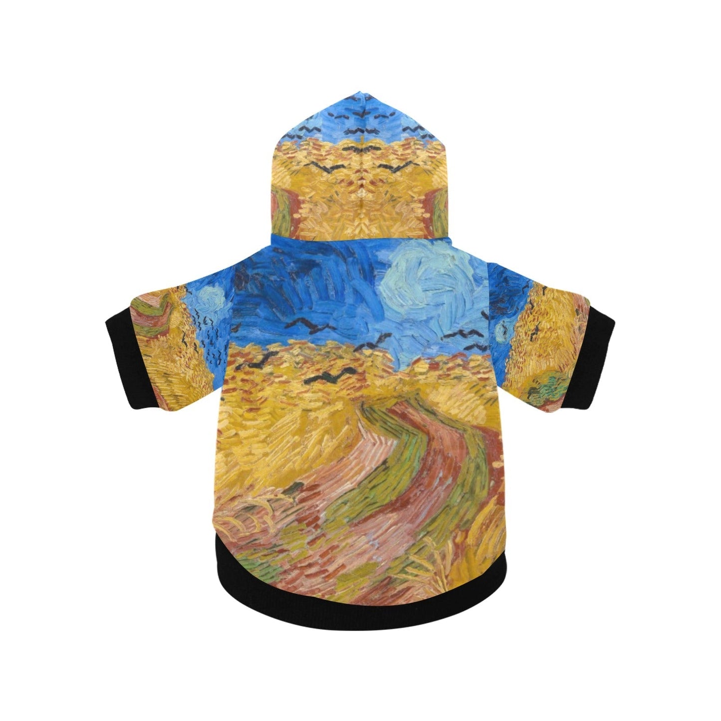 Van Gogh Wheatfield Pet Hoodie
