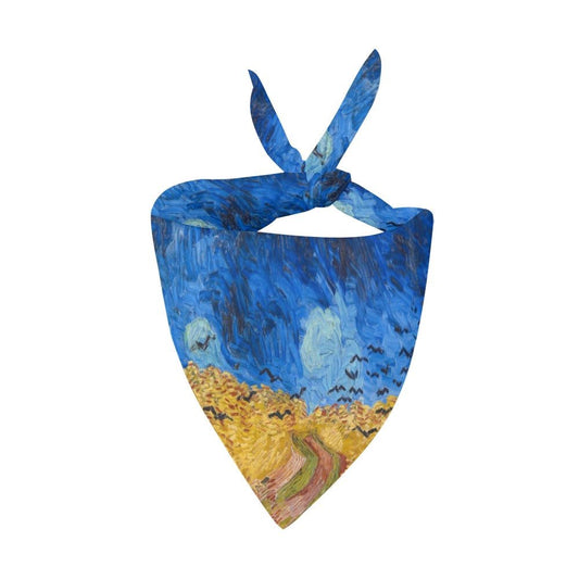 Van Gogh Wheatfield Pet Bandana