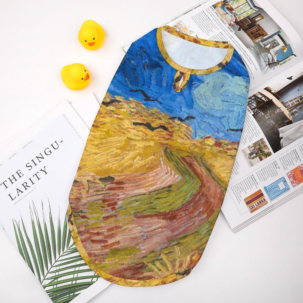 Van Gogh Wheatfield Pet Vest