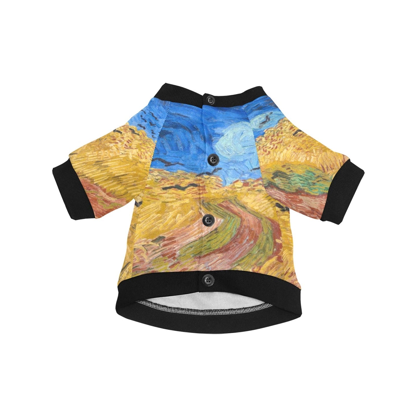 Van Gogh Wheatfield Crows Shirt