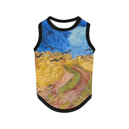 Van Gogh Wheatfield Crows Tank Top