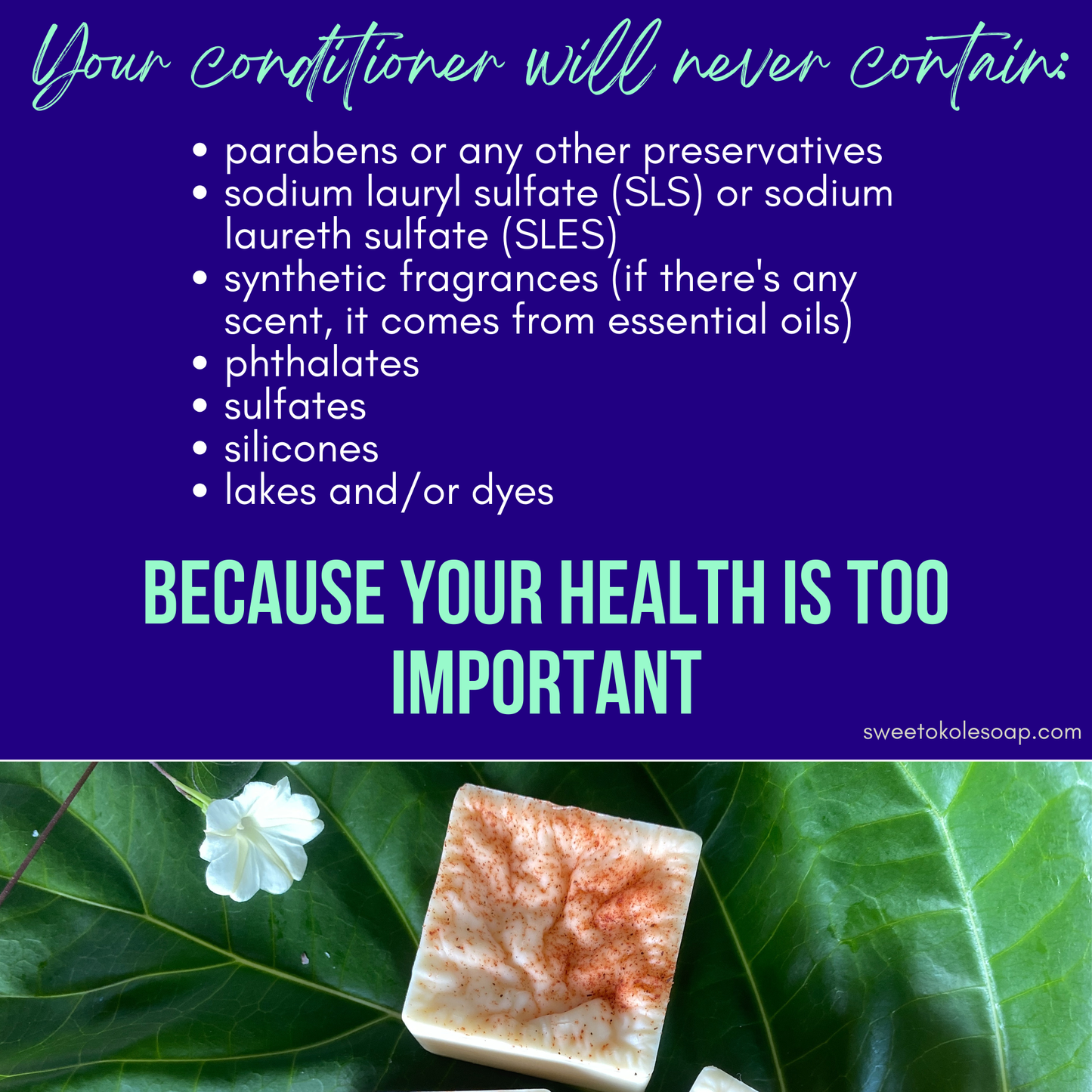 Pet Conditioner Bar Mamaki & Lemongrass Botanicals