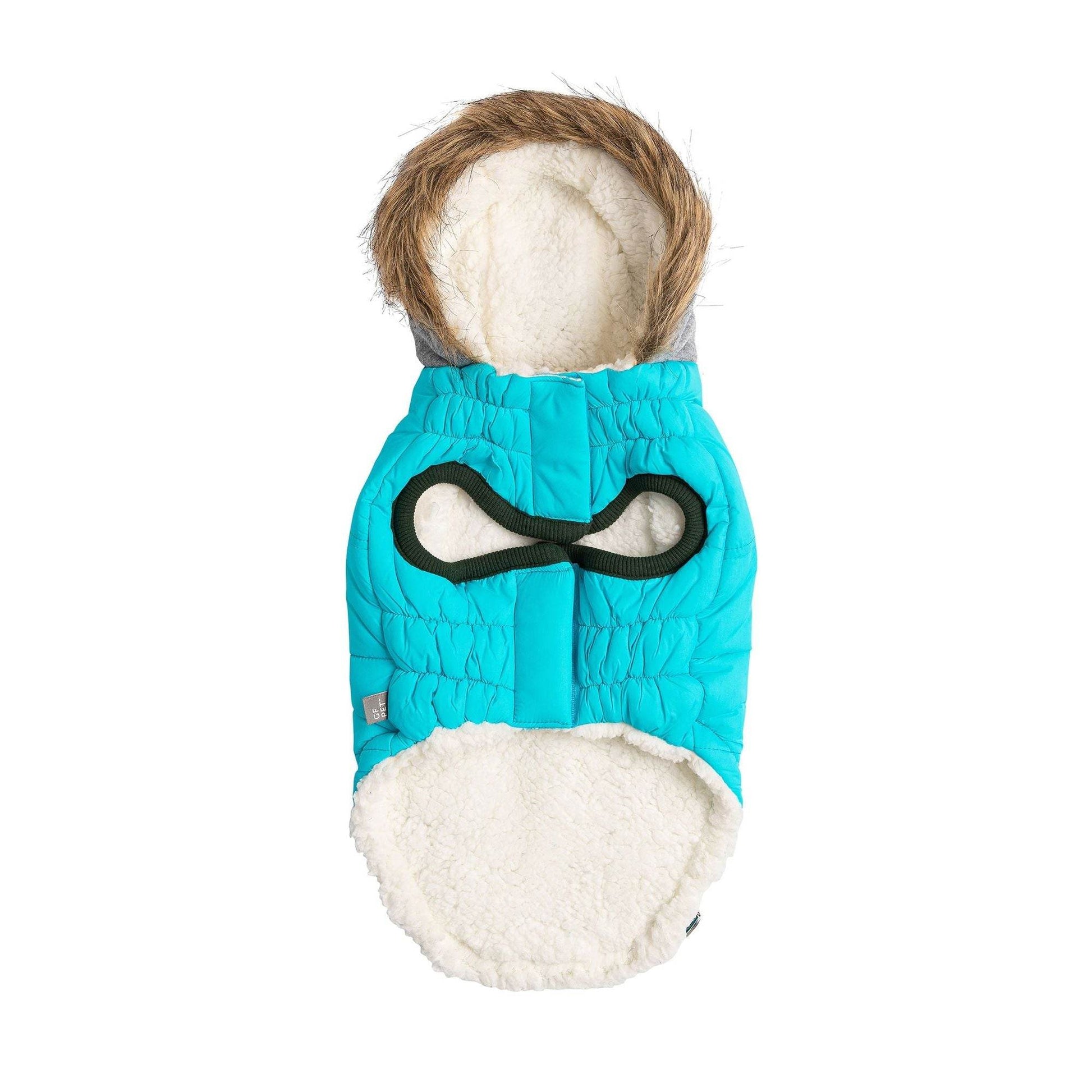 Purrfect Pet Kingdom Aqua Dog Winter Coat with Hood Purrfect Pet Kingdom