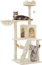 Purrfect Pet Kingdom Cat Tree for Indoor Cats - Premium Tower Beige Purrfect Pet Kingdom
